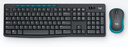 罗技（Logitech）MK275 企业级无线键鼠套装 办公鼠标键盘套装 电脑笔记本办公键鼠套装 带无线2.4G接收器 黑蓝色 实拍图