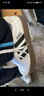 adidas「T头鞋」VL COURT复古休闲板板鞋德训鞋男女阿迪达斯轻运动   汉玉白/黑色/树脂黄   41 实拍图