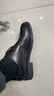 百丽通勤商务皮鞋男秋季真皮系带德比鞋通勤正装鞋3UX01CM5【预售】 黑色-3UX01 42 (260mm) 实拍图