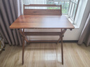 麦芽图图折叠电脑桌家用卧室简易免安装桌子折叠桌小户型床边桌写字学习桌 胡桃色【80CM】 实拍图