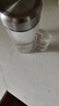 高硼硅双层加厚茶水分离办公杯大容量泡茶杯把手双层加厚茶杯硬厚 钢盖办公杯 400ml 1只 实拍图