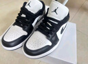 耐克NIKE篮球鞋 女乔丹AJ1 JORDAN1运动鞋 DC0774-101白黑38.5 实拍图