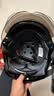 野马（YEMA）摩托车头盔电动车3c认证夏季大码国标半盔男女电瓶踏板车安全帽 亚黑原创【淡银短镜】 4XXXL 实拍图
