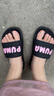 彪马（PUMA）轻盈透气拖鞋一字拖男女夏季休闲凉鞋LEADCAT2.0 387234 黑色-浅粉红-白-02 37 实拍图