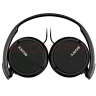 索尼（SONY） MDR-ZX110AP 耳机头戴式重低音手机电脑游戏有线耳机学生上网课学习办公耳麦 黑色 实拍图