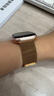 Apple/苹果 Watch Series 10 智能手表GPS款42毫米玫瑰金色铝金属表壳淡桃粉色运动型表带S/M MX1R3CH/B 实拍图