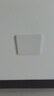 德力西开关插座面板电工电料家用开关暗装86型墙壁电源插座CD815系列白 空白面板 实拍图
