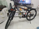 凤凰（Phoenix）凤凰自行车成人男新款山地车变速越野骑行车12岁到18岁青少年单车 钢架【全轴承/超省力】辐条轮黑红 26寸24速【身高158-188cm】 实拍图