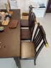 思顾园全实木长方形餐桌椅组合新中式简约现代大小户型家用饭店吃饭桌子 【胡桃色】单桌+6张椅子 160x80x75cm 实拍图