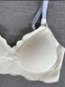 【热销爆款】内衣少女u型薄款bra胸罩无痕无钢圈小胸聚拢文胸防震 奶白色 L【36/80AB】 实拍图