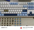 黑爵（AJAZZ）AK35IV3 MAX三模热插拔机械键盘 Gasket结构 PBT键帽TFT彩屏 FR4沉金定位板 RGB 蓝白 牛油果轴  实拍图