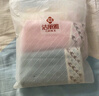 洁丽雅（Grace）毛巾家纺 纯棉绣花简约素雅方巾四条装 红*兰*白*灰各一条 实拍图