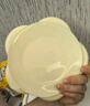 COOKSS 宝宝餐盘硅胶婴儿学吃饭分格儿童餐具辅食碗餐盘带吸盘 双拼绿 实拍图