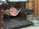 憨憨宠猫笼折叠猫笼子大号猫别墅加粗加密双层猫舍猫窝宠物猫咪用品家用 黑色 600双层 实拍图