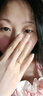 中国黄金（CHINA GOLD）黄金戒指女士足金四叶草戒指首饰素圈指环618送女朋友生日礼物 京速达*足金戒指 约2.1-2.2g【玫瑰礼盒】 实拍图
