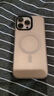 邦克仕（Benks）【自带拍照按键】适用苹果16 ProMax手机保护壳 iPhone16proMax防摔磁吸壳轻砂全包保护套 沙漠金 实拍图