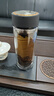 富光男女士双层玻璃杯 高硼硅玻璃304茶隔水杯子 带茶隔泡茶杯500ml 实拍图