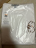 雪中飞白色短袖t恤女2025新款夏季纯棉宽松半袖运动休闲风简约M 白色|8162-17004F (女款) L 实拍图