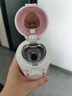 炊大皇弹盖保温杯316L不锈钢真空锁温水杯男女学生便携杯子 樱花粉480ml 实拍图