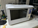 东芝（TOSHIBA）白珍珠水波炉2.0轻奢款原装进口家用变频微波炉微蒸烤炸一体机蒸烤一体白色YD5000CNW台嵌两用30L 实拍图