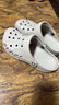 卡骆驰crocs洞洞鞋贝雅男鞋女鞋轻便耐磨一脚蹬拖鞋休闲鞋|10126 卵石色-2V3 40 (250mm) 实拍图