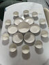 肃匠餐具家用套装碗盘简约米饭碗盘套装纯白釉下彩陶瓷碗微波炉用 12英寸鱼盘(山田) 2头 实拍图