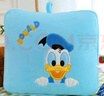 迪士尼（Disney）毛毯办公室午睡折叠靠枕可收纳毛绒被子抱枕头两用 唐老鸭空调被 实拍图