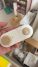babycare儿童安全锁抽屉宝宝安全门锁扣多功能冰箱锁柜旋转对开型-卡塔白 实拍图