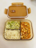COOKSS耐热玻璃饭盒学生上班族保鲜饭盒大容量分格饭盒微波炉便当盒餐 实拍图