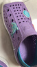 Skechers斯凯奇童鞋一脚蹬包头凉鞋春夏季女中童洞洞鞋308310L 实拍图