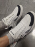 回力男鞋秋冬简约板鞋男轻便运动加绒可选棉鞋子男 白黑-中帮款 40 实拍图