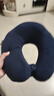 派奇士u型枕车用飞机高铁旅行坐车用头枕护颈枕脖子u形枕记忆棉靠枕蓝色 实拍图
