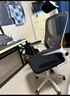 星奇堡电脑椅家用学习升降椅子书桌椅办公人体工学电竞椅写字舒适久坐 【乳胶坐垫】黑框黑网+头枕 实拍图