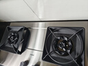 老板（Robam）JZY-57G7A易洁耐用不锈钢5.0kW猛火燃气灶液化气灶双灶家用嵌入式可调节底盘灶具灶台防爆灶 实拍图
