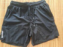SOSOLEMON速干短裤男轻薄透气弹力拉链口袋羽毛球网球运动健身跑步短裤 黑色 M 实拍图