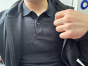 京东京造【100系列云感速干】运动短袖Polo衫男跑步健身户外夏季 黑色2.0  实拍图
