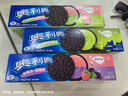 奥利奥（Oreo） 水果夹心饼干休闲零食 营养早餐水果味饼干 下午茶网红小吃 生日蛋糕97g 单盒装 实拍图