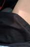 十月结晶孕妇裤夏季薄款短裤高腰托腹透气排汗运动裤休闲短裤 雅黑色L 实拍图