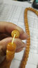 彩荷 藏式风化果菩提根手串108颗佛珠手链 桶珠11*8mm(直径*高) 实拍图