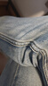 Levi's李维斯冰酷系列25新款男士502锥型凉感防晒蓝色牛仔裤 蓝色 28 (32) 实拍图
