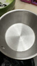 【厨房必备】不锈钢韩式米酒碗带把料理调料拌饭小碗热凉酒碗 银色（带手柄） 14cm 600ML 实拍图