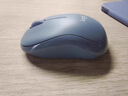 罗技（Logitech）M221 轻音鼠标 无线鼠标 办公鼠标 对称鼠标 带无线微型接收器 雾霭蓝 实拍图