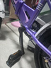 永久儿童折叠自行车女孩减震16寸自行车变速6-8-12岁小学生男女孩单车 三刀轮【粉紫色】单速【减震】 18寸丨适合身高*125-145丨 实拍图