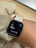 Apple/苹果 Watch Series 10 智能手表GPS款42毫米玫瑰金色铝金属表壳淡桃粉色运动型表带S/M MX1R3CH/B 实拍图