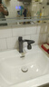 梵玖全铜洗脸盆水龙头卫生间冷热万向机械臂洗手池面盆招财猫水龙头 方形【全铜体洗头神器】-亮银色 实拍图