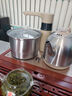 友家铺子（Biooner）全自动上水电热水壶烧水壶煮泡茶一体茶台烧水器茶具套装家用办公茶桌嵌入式 1L 金色-不锈钢消毒款（37x20cm） 实拍图