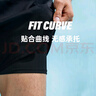 李宁（LI-NING）泳裤男士防尴尬游泳裤平角双层防走光水陆两用沙滩裤337 L 实拍图