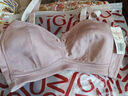 古今女士内衣文胸罩薄款无钢圈薄透气聚拢上托内衣女 芋紫 75B 实拍图