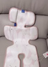 babycare天丝苎麻车席透气宝宝专用手推车坐垫通用席子云朵乐章38×70CM 实拍图