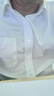 雅戈尔（YOUNGOR）短袖衬衫男素色DP免烫衬衫纯棉面料抗皱易打理新品 GSDP10171BJA白色 40 实拍图